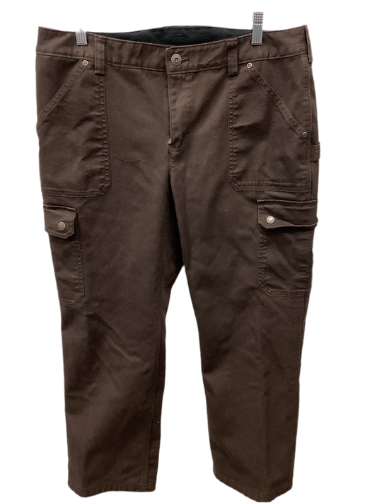 Pants Cargo & Utility By Duluth Trading In Black, Size:14