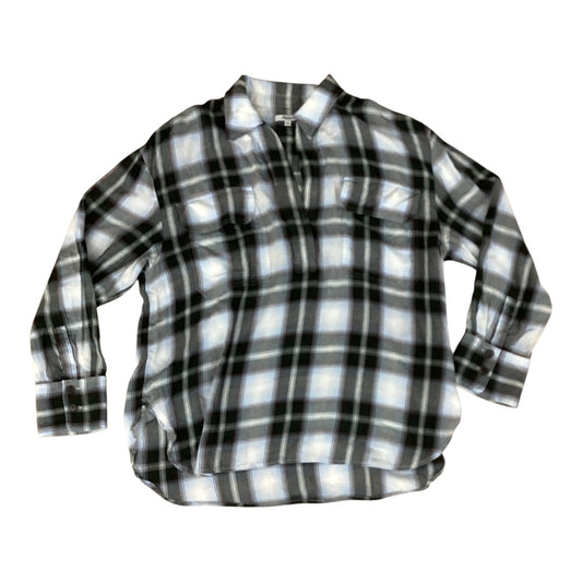 Top Ls By Madewell In Plaid Pattern, Size:Xxl