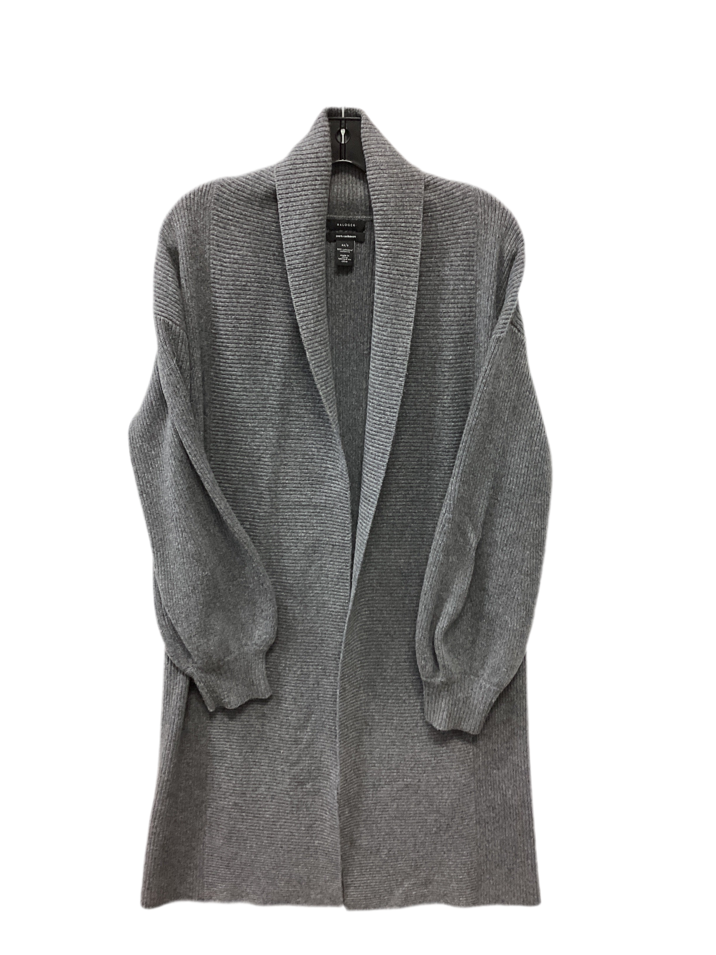 Sweater Cardigan By Halogen In Grey, Size:Xs