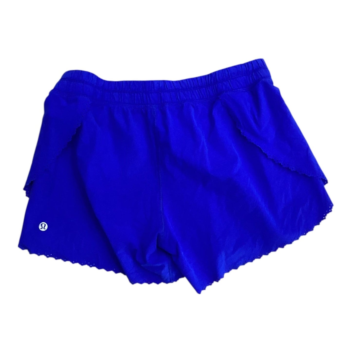 Athletic Shorts By Lululemon In Blue, Size:4