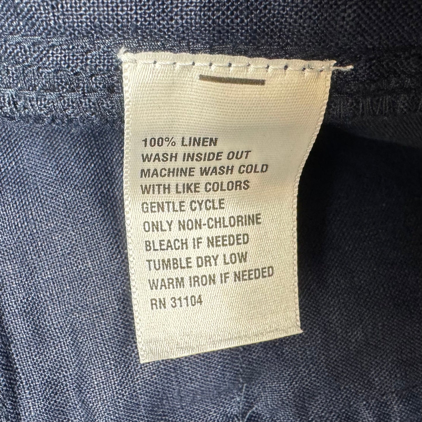 Pants Linen By Crown And Ivy In Navy, Size: 12