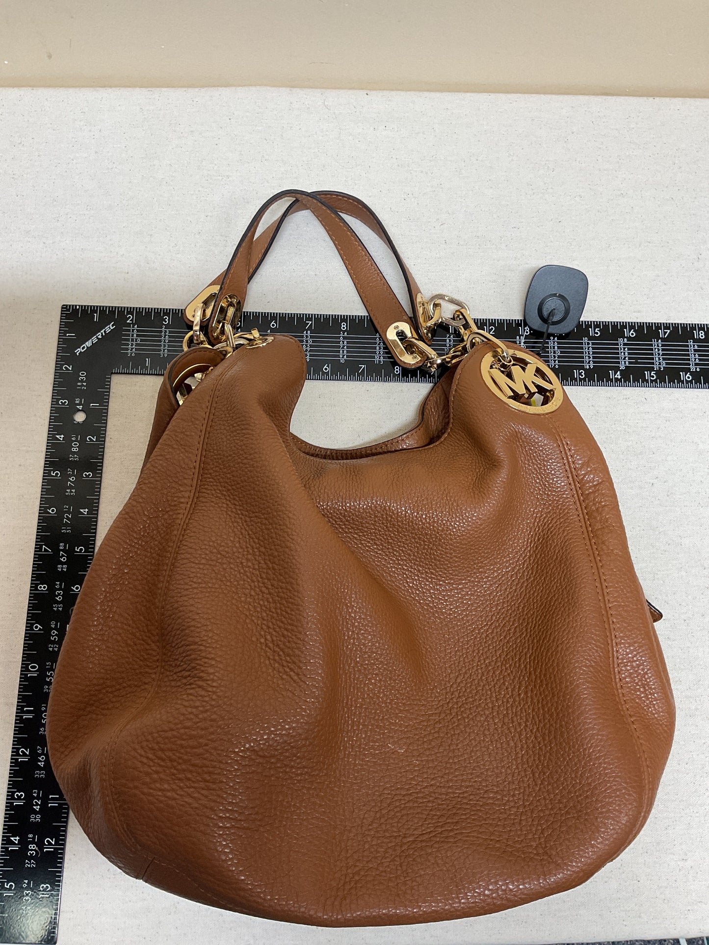 Handbag Designer By Michael Kors In Brown, Size:Medium
