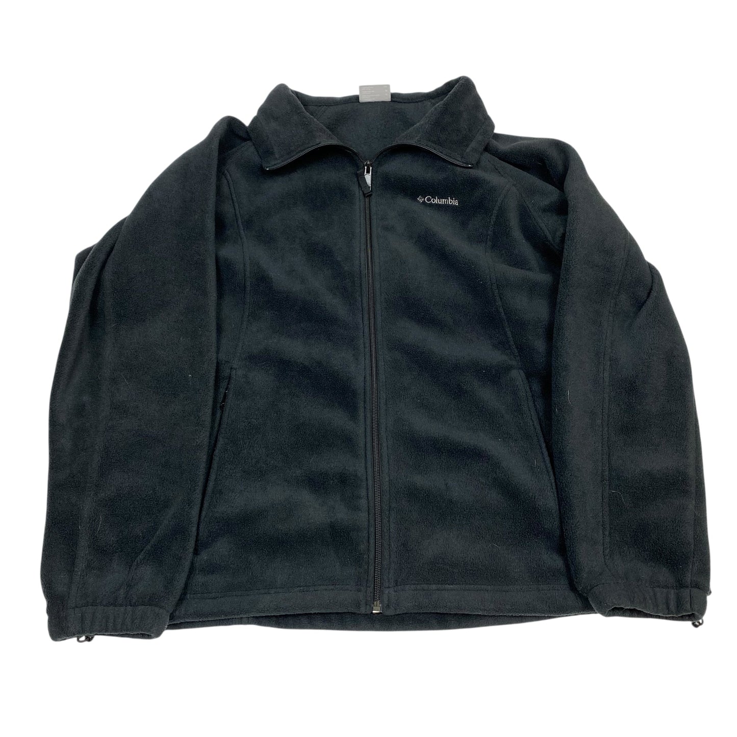 Jacket Fleece By Columbia In Black, Size:1X