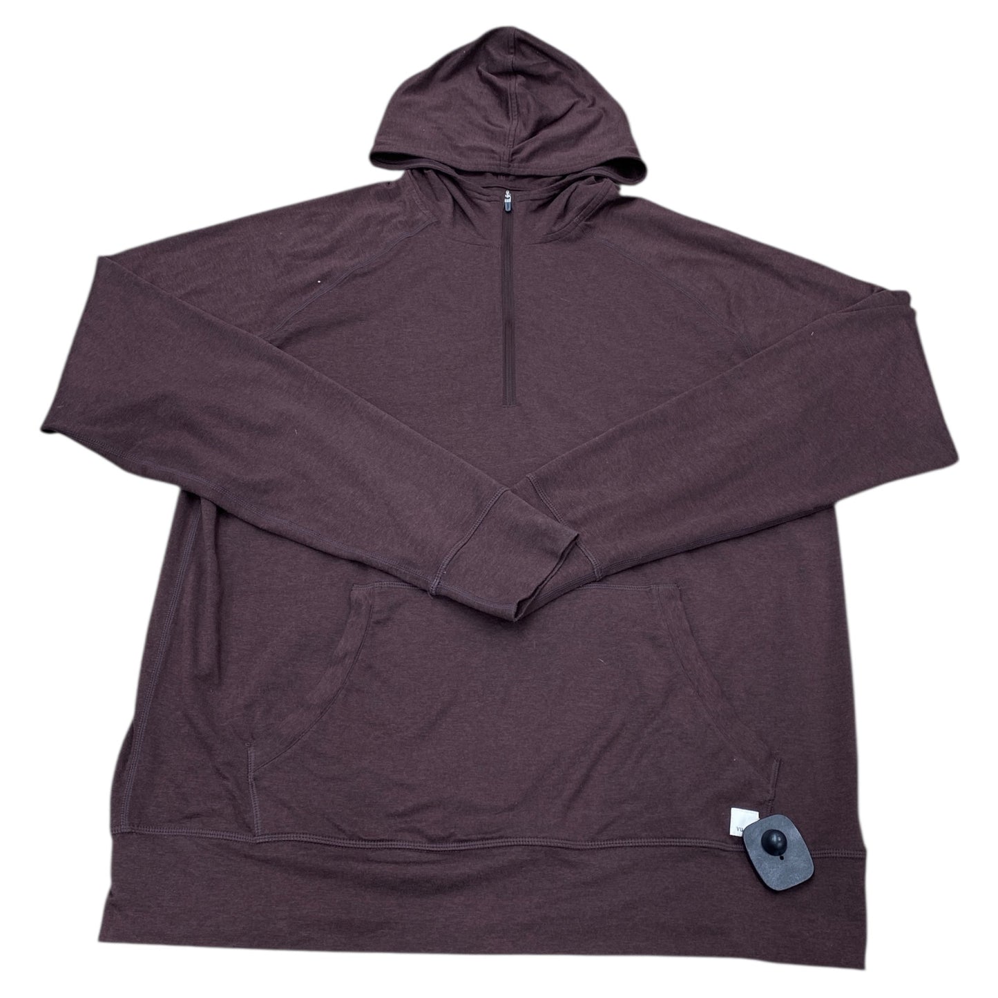 Athletic Top Ls Hoodie By Vuori In Brown, Size:L