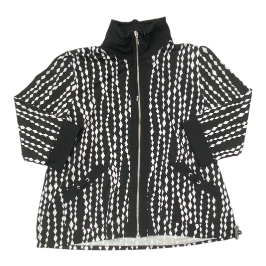 Jacket Other By Chicos In Black & White, Size:Xl
