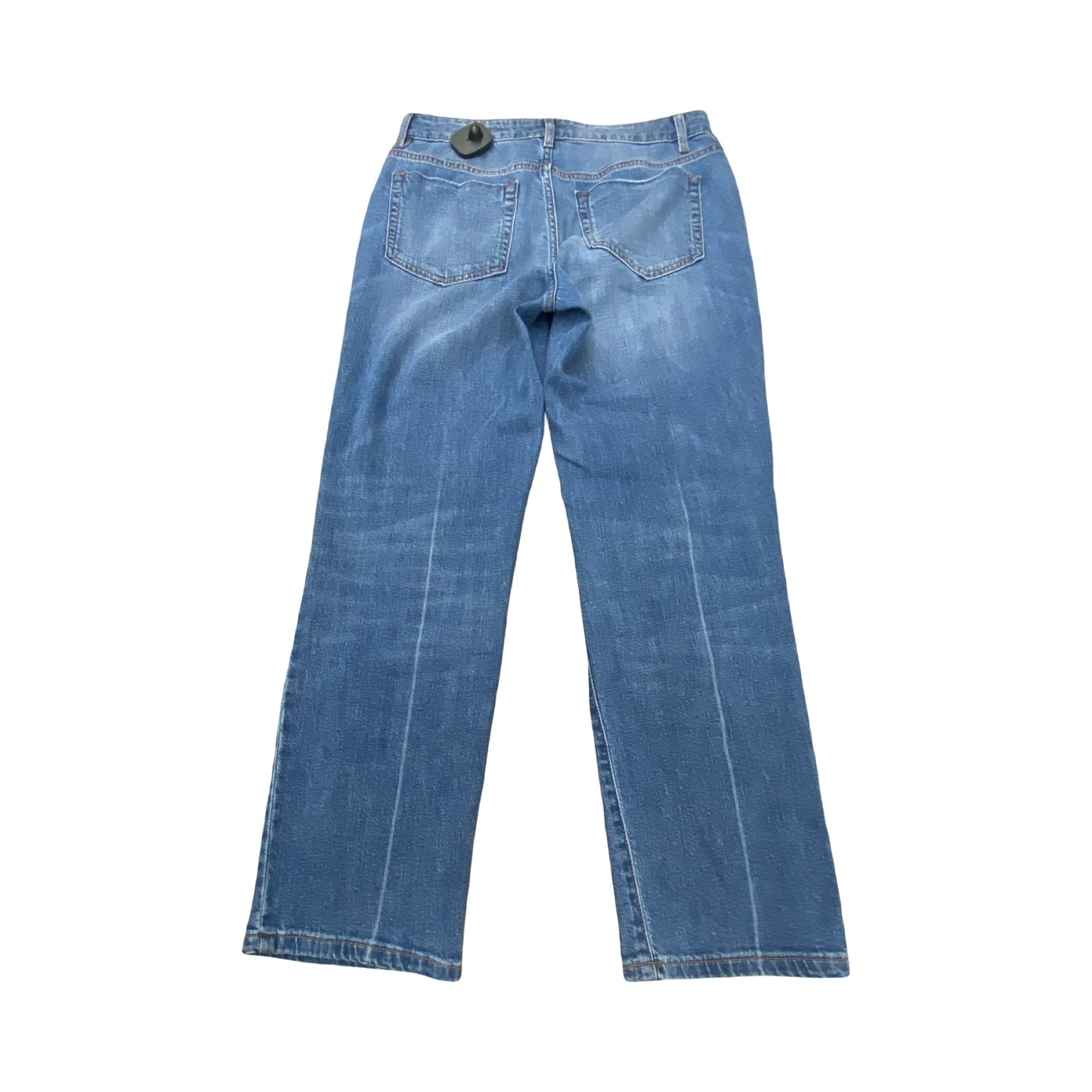 Jeans Straight By Pure Jill In Blue Denim, Size:4