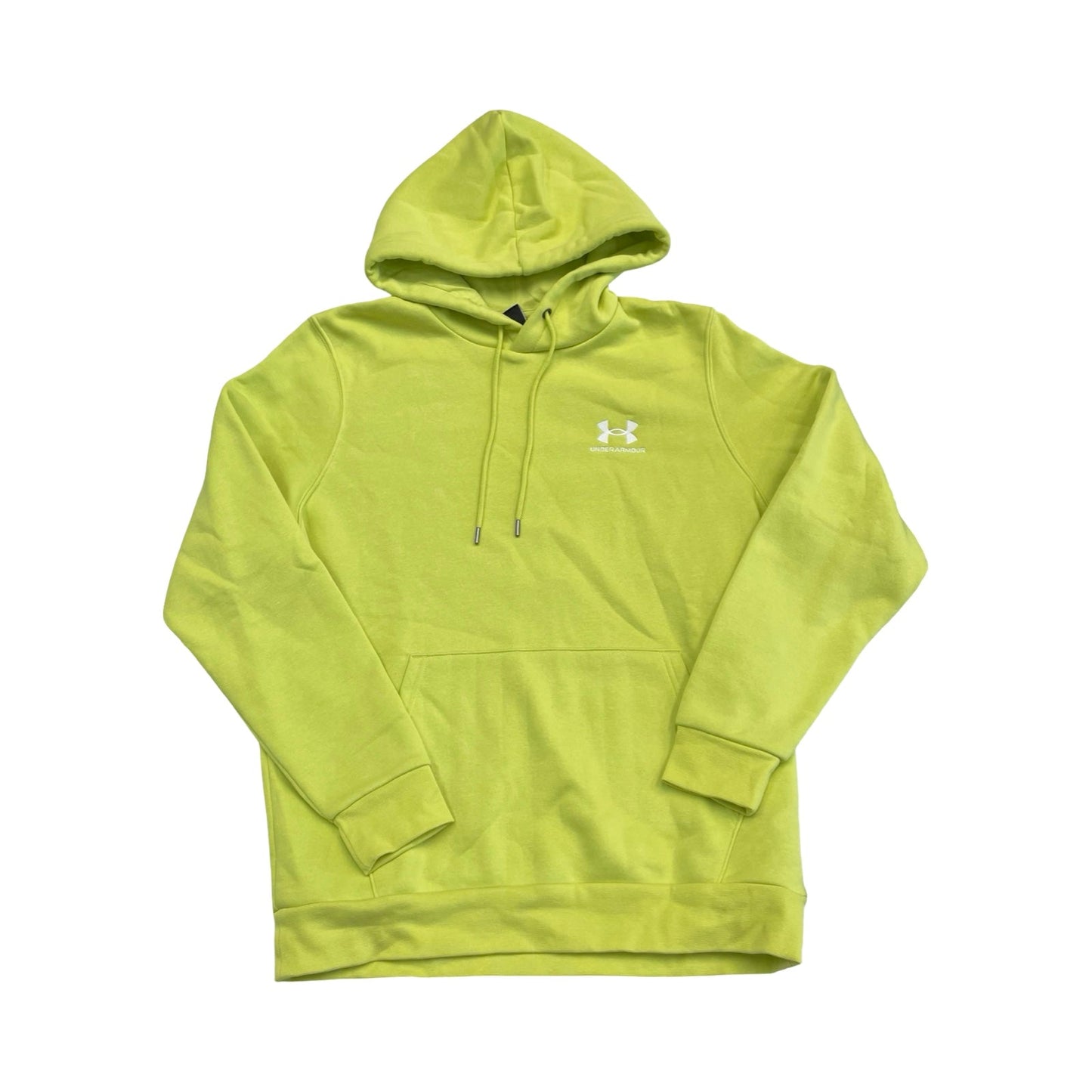 Athletic Sweatshirt Hoodie By Under Armour In Chartreuse, Size:M