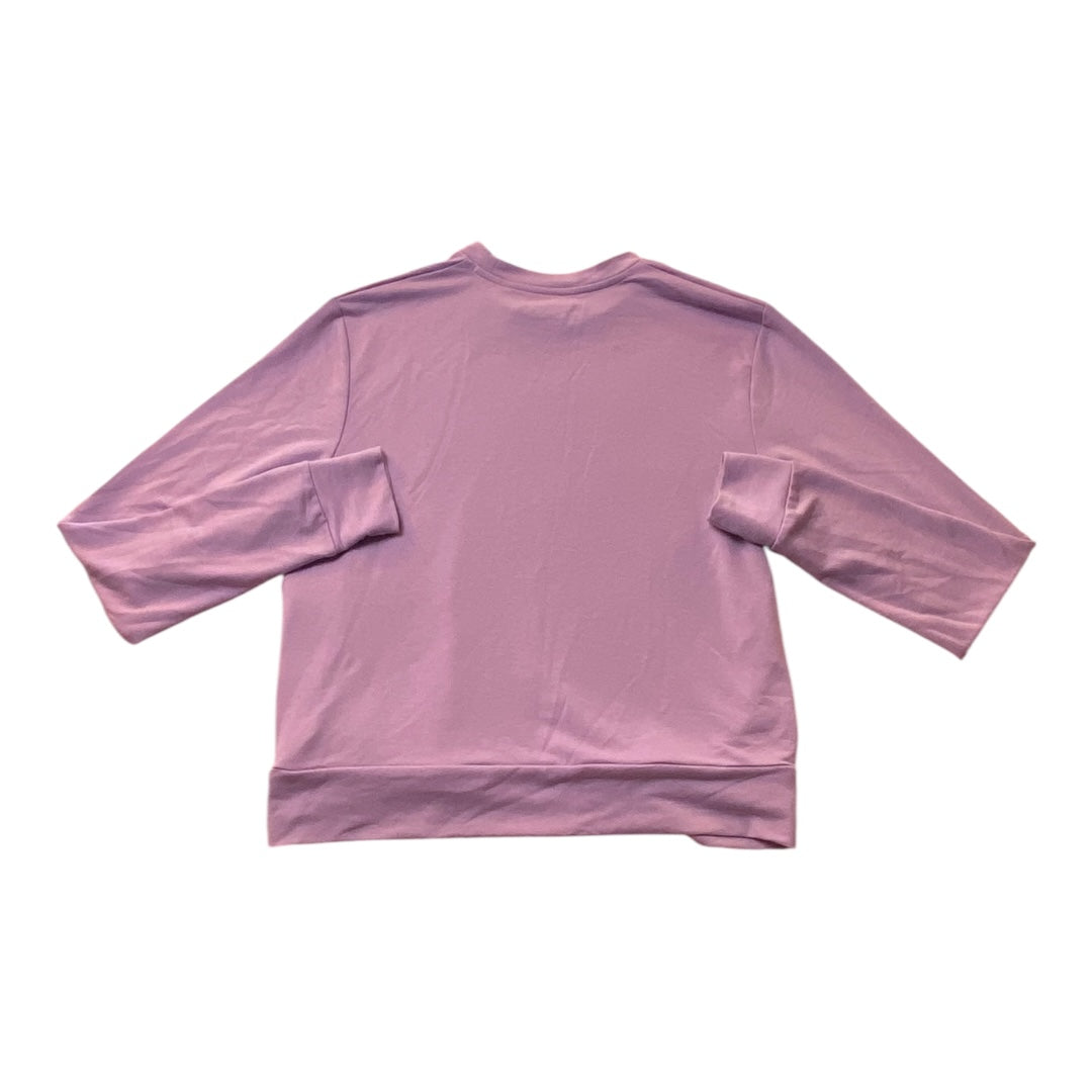 Athletic Top Ls Crewneck By Under Armour In Purple, Size:Xs