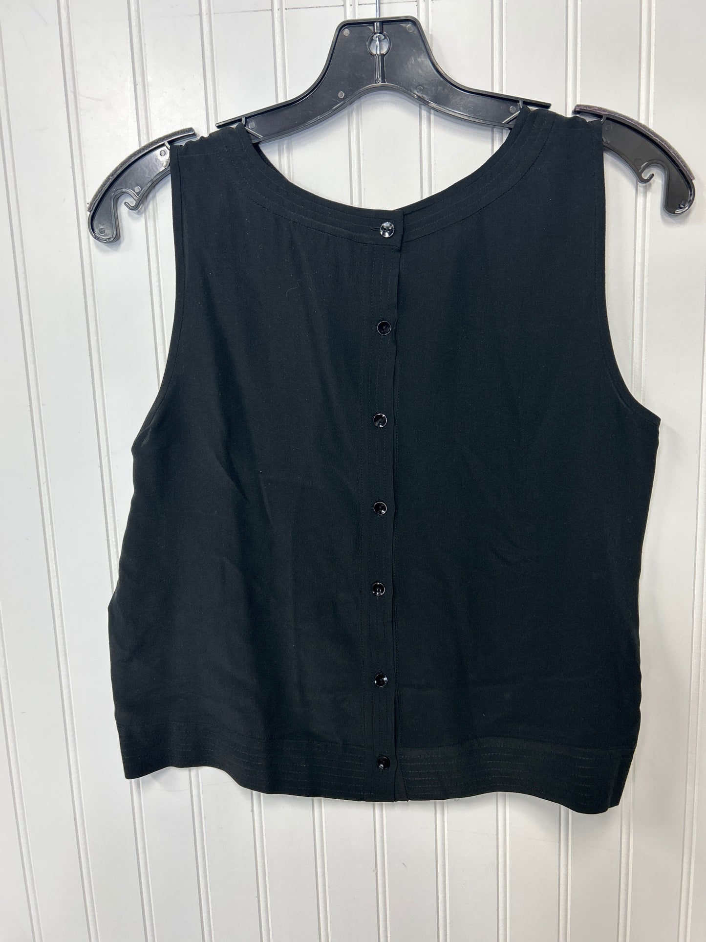 Top Sleeveless By Eileen Fisher In Black, Size:Xs