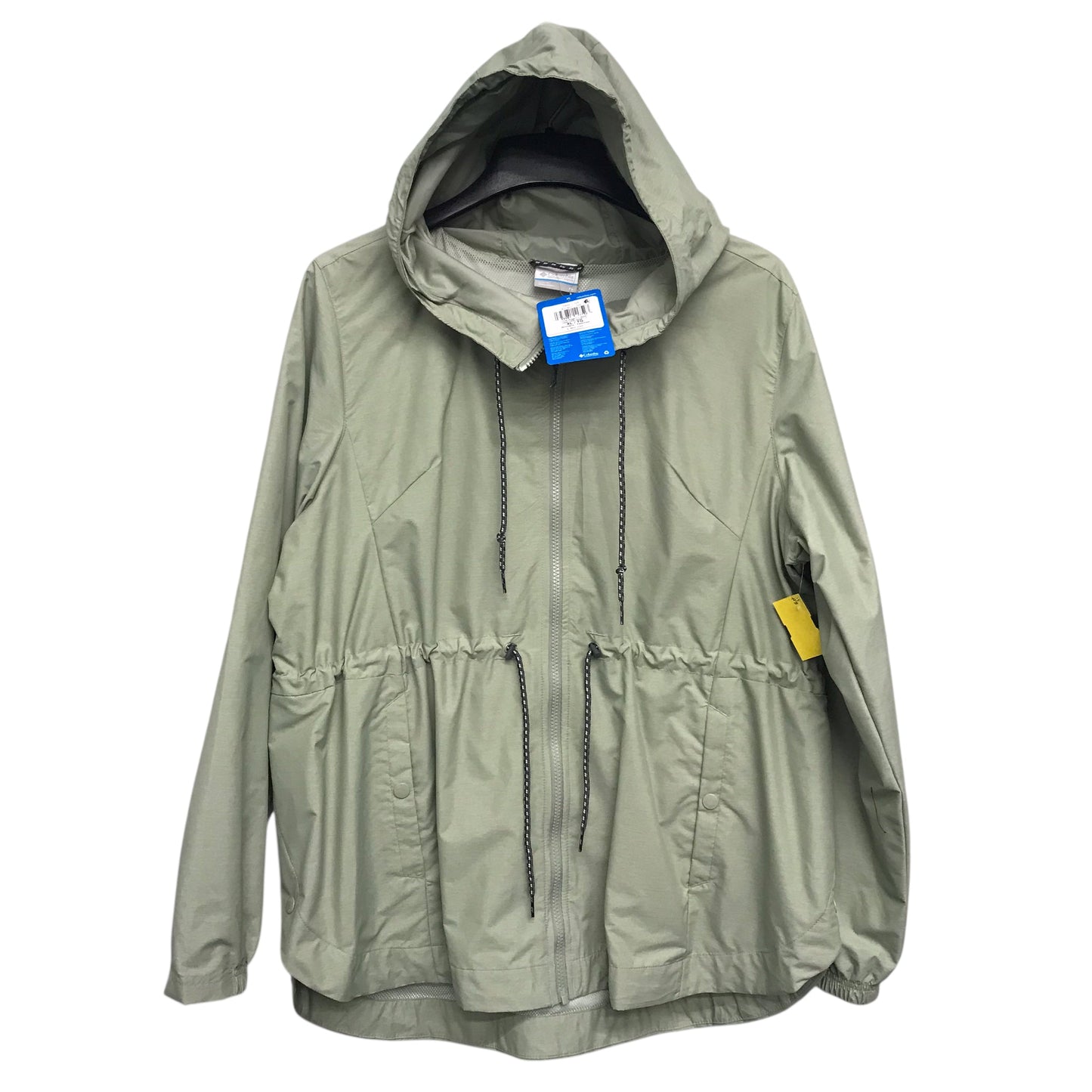 Jacket Windbreaker By Columbia In Green, Size:Xl