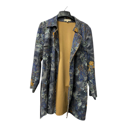Jacket Other By Solitaire In Blue & Grey, Size:Xl