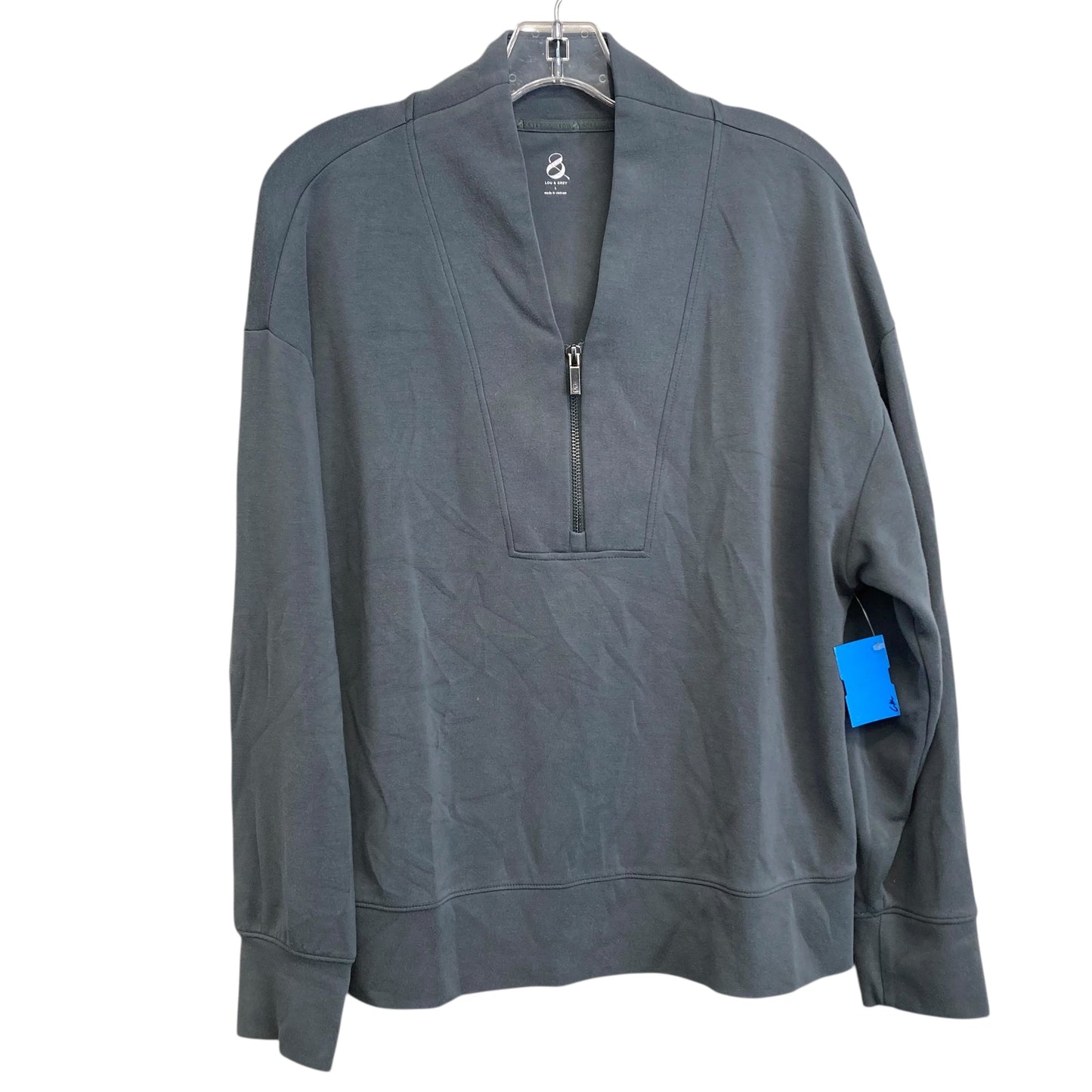 Sweatshirt Collar By Lou And Grey In Grey, Size:L