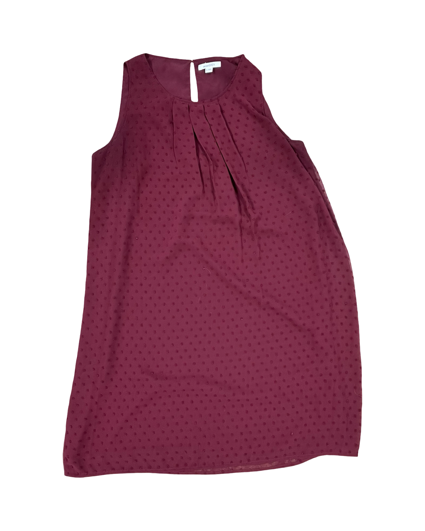 Dress Casual Midi By Clothes Mentor In Maroon, Size:S