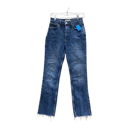 Jeans Straight By We The Free In Blue Denim, Size:4