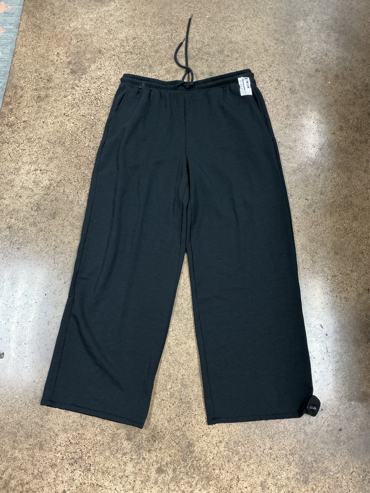 Pants Wide Leg By Chaser In Black, Size:L