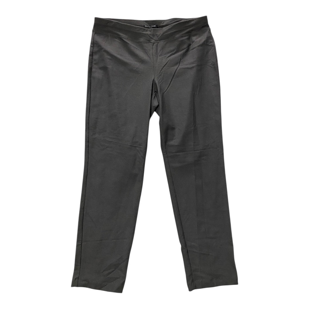 Pants Designer By Eileen Fisher In Grey, Size:Sp