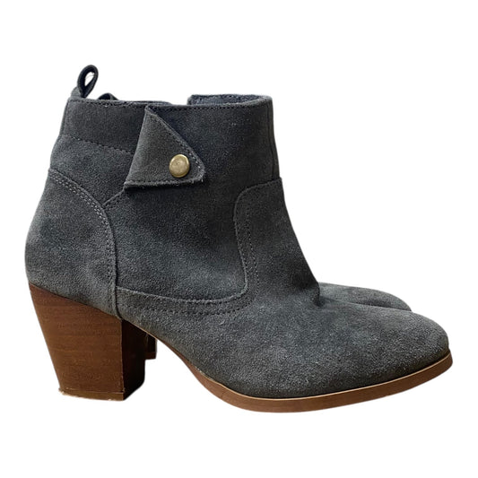 Boots Ankle Heels By Diba In Grey, Size:6
