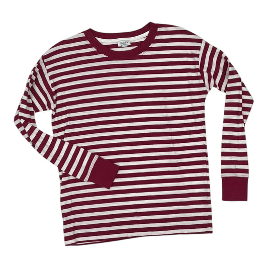 Top Ls By J. Crew In Red & White, Size:Xxs