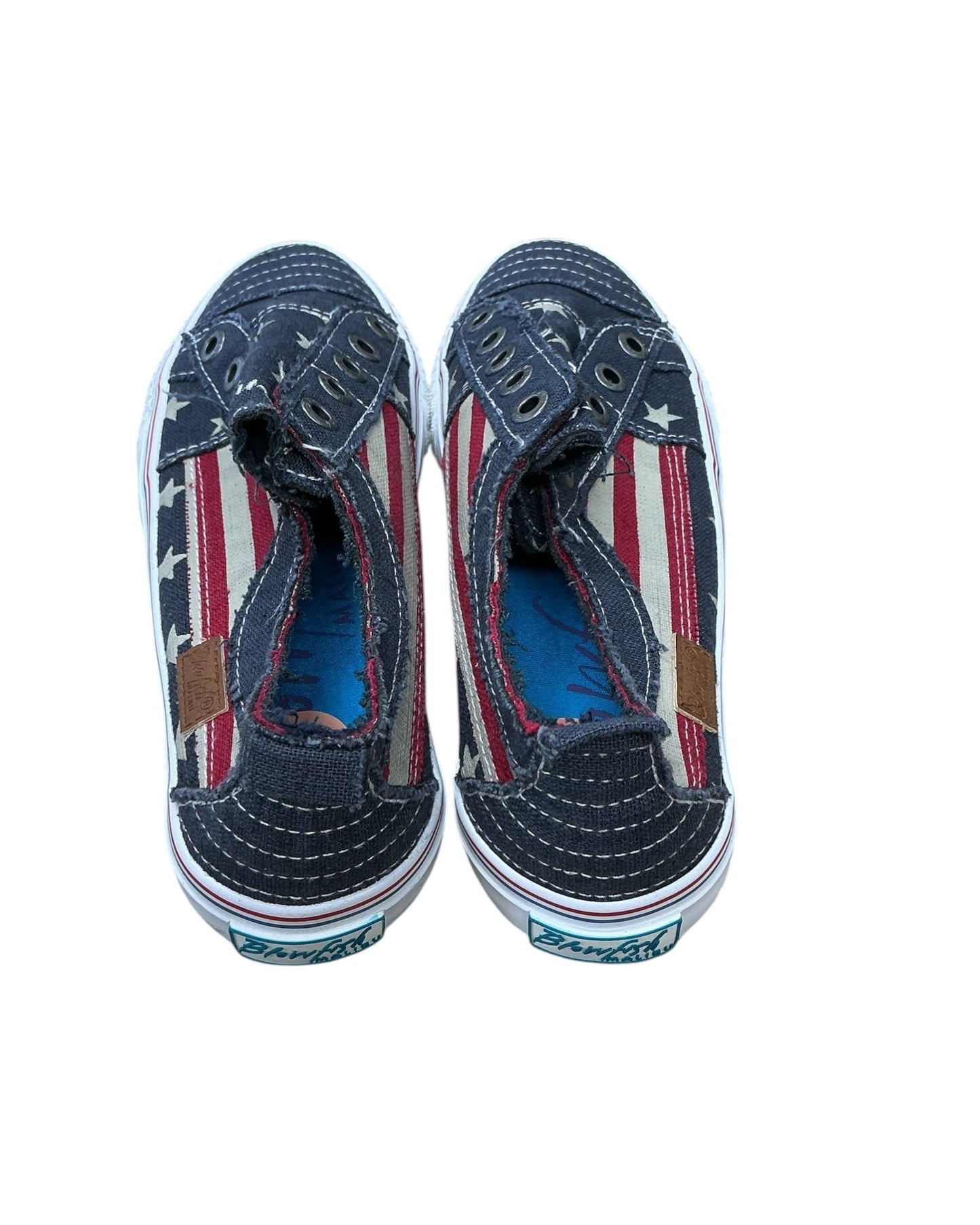 Shoes Sneakers By Blowfish In Blue Red & White, Size:7