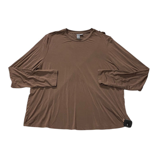 Athletic Top Ls Crewneck By Sweaty Betty In Brown, Size:L