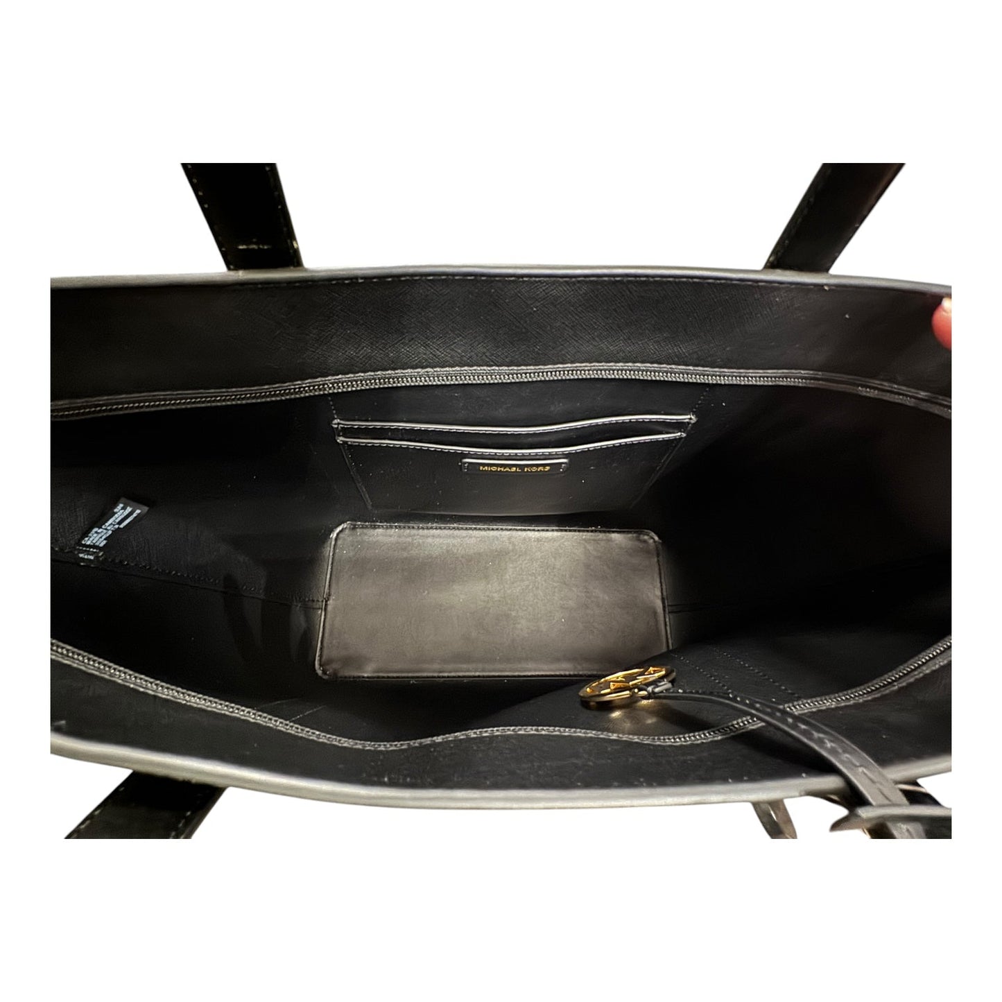 Handbag Designer By Michael Kors In Black, Size:Large