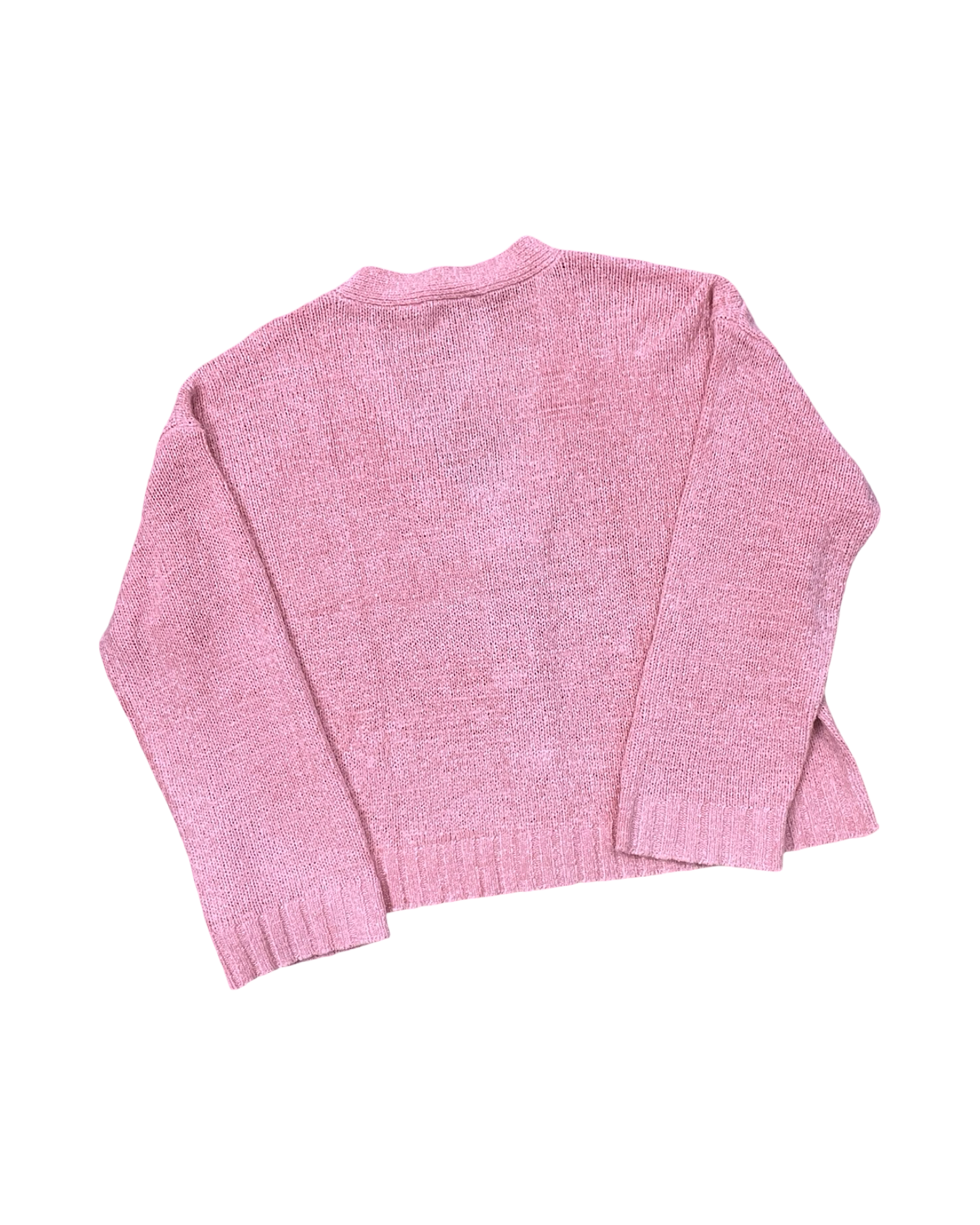 Cardigan By Loft In Pink, Size:L