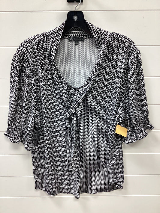 Top Ss By Adrianna Papell In Black, Size:Xl