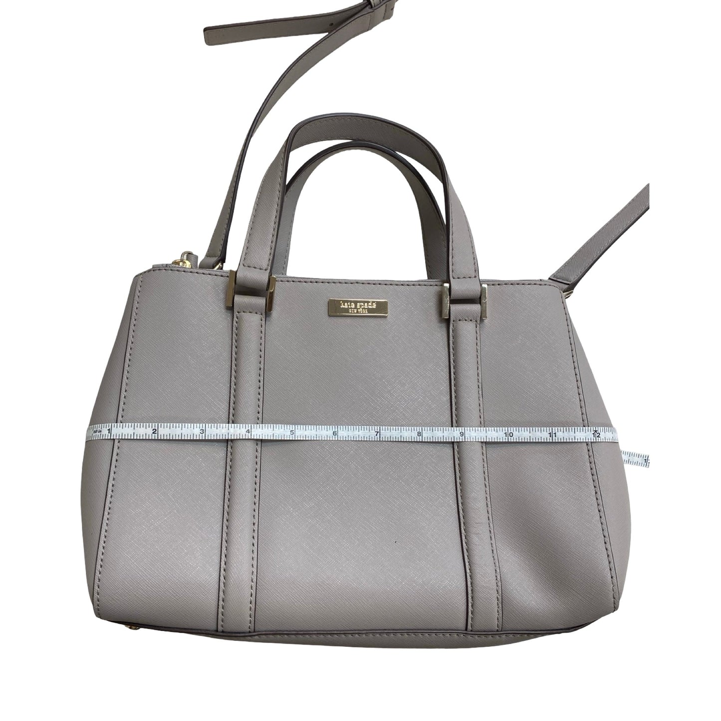Handbag Designer By Kate Spade In Grey, Size:Medium