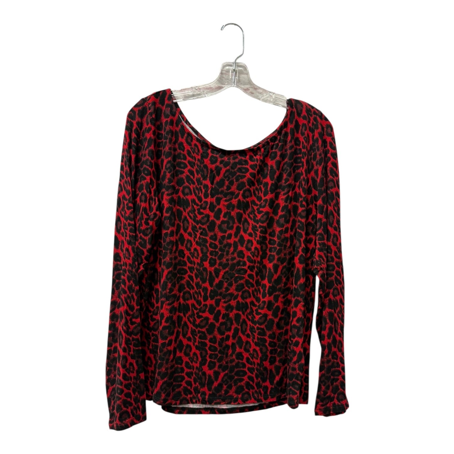 Top Ls By Cato In Red, Size:Xl