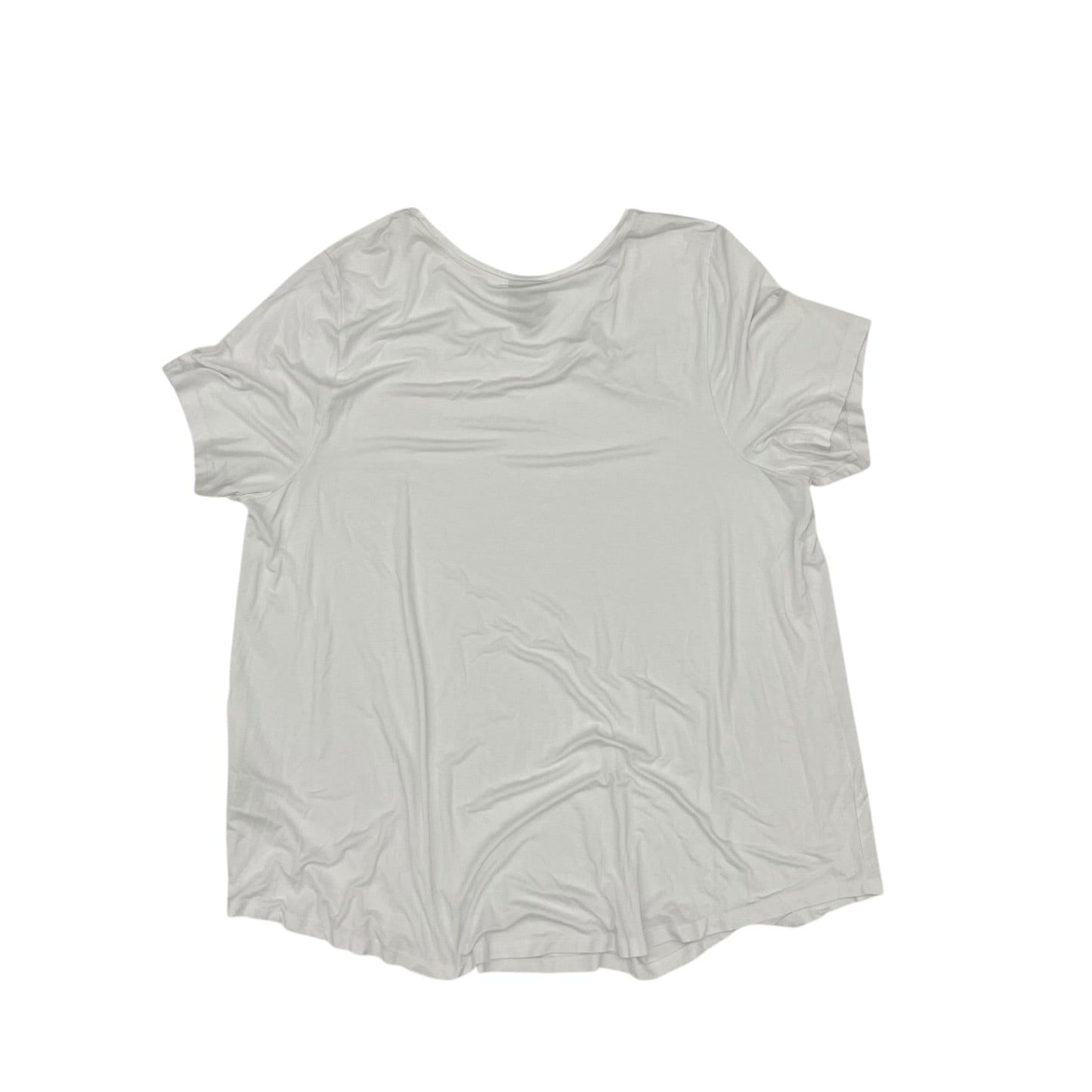 Top Ss By Jm Collections In White, Size:3X