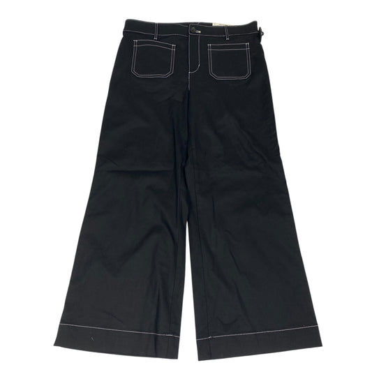 Pants Wide Leg By Loft In Black & White, Size:10P