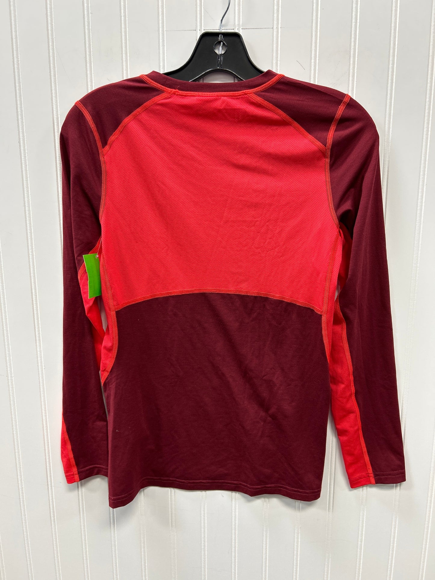 Athletic Top Ls Collar By Clothes Mentor In Red, Size:S