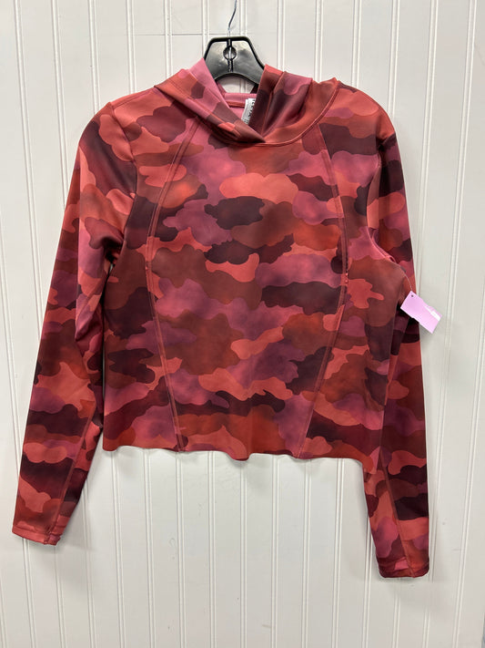 Athletic Top Ls Collar By Athleta In Red, Size:S