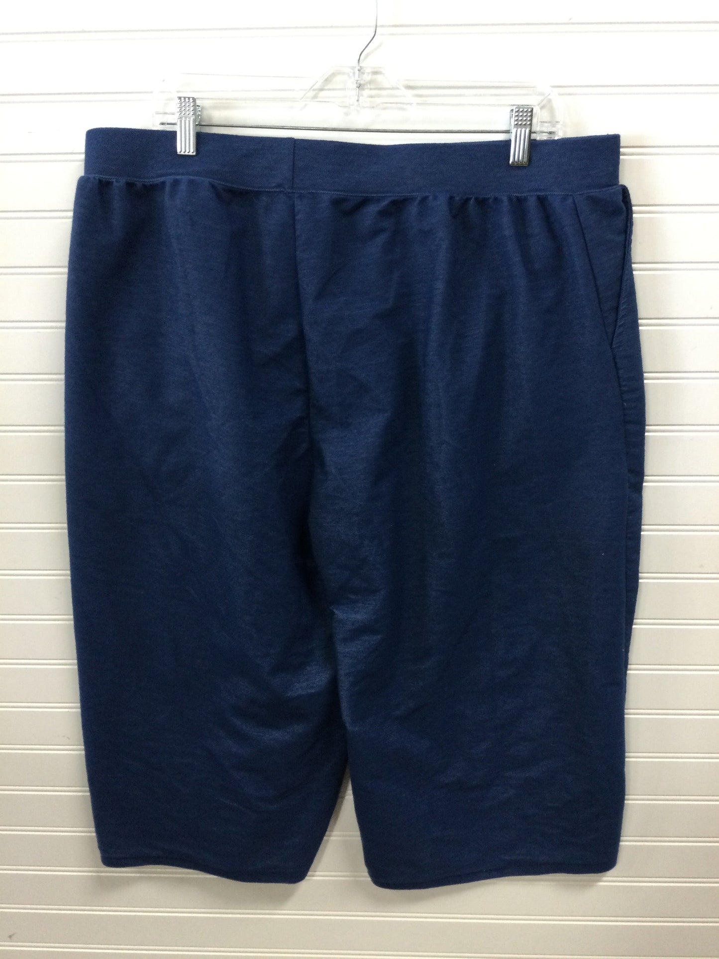 Capris By Cmc In Blue, Size:3X