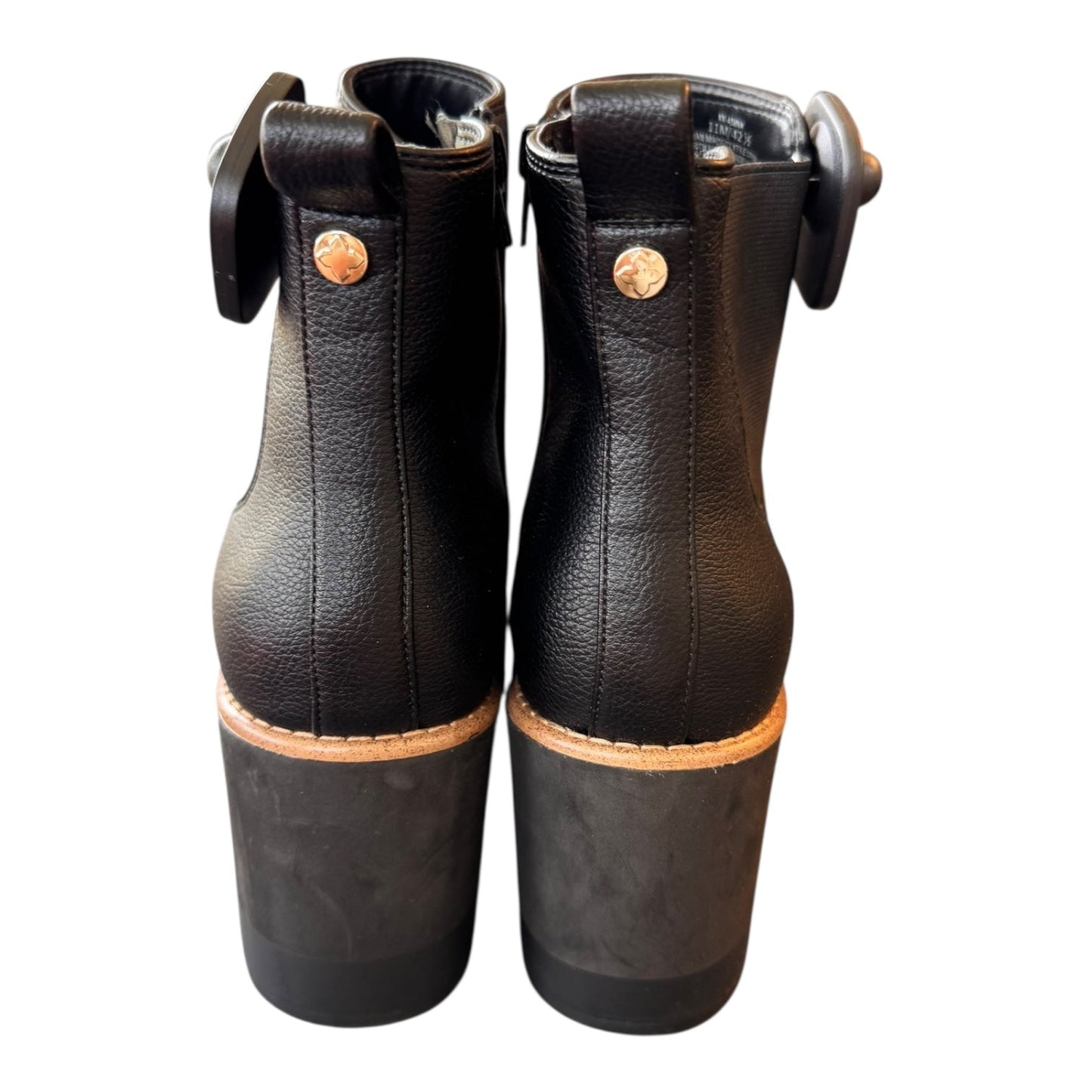 Boots Ankle Heels By Kelly And Katie In Black, Size:11