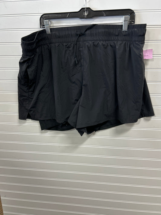 Athletic Shorts By Spyder In Black, Size:1X