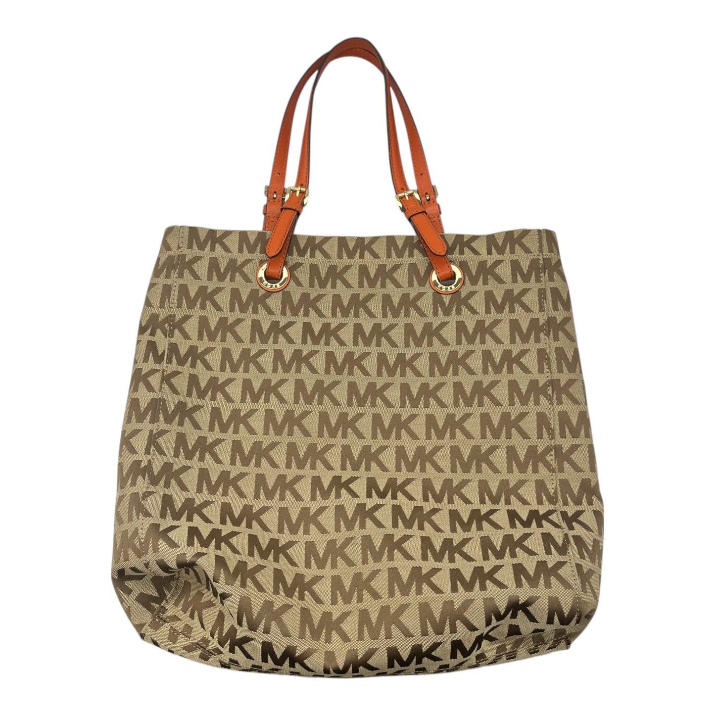 Tote Designer By Michael Kors In Tan, Size:Medium