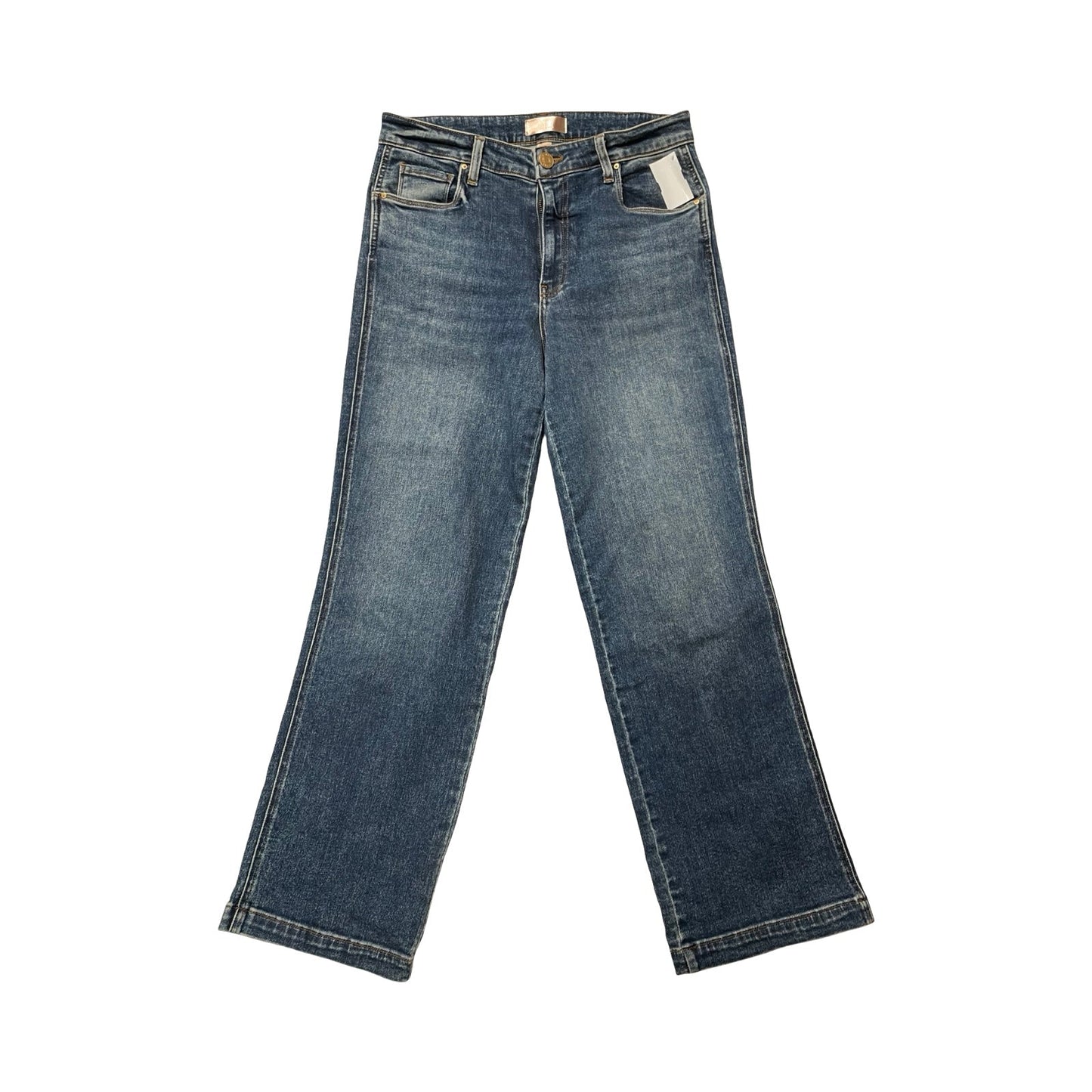Jeans Straight By Kut In Blue Denim, Size:6