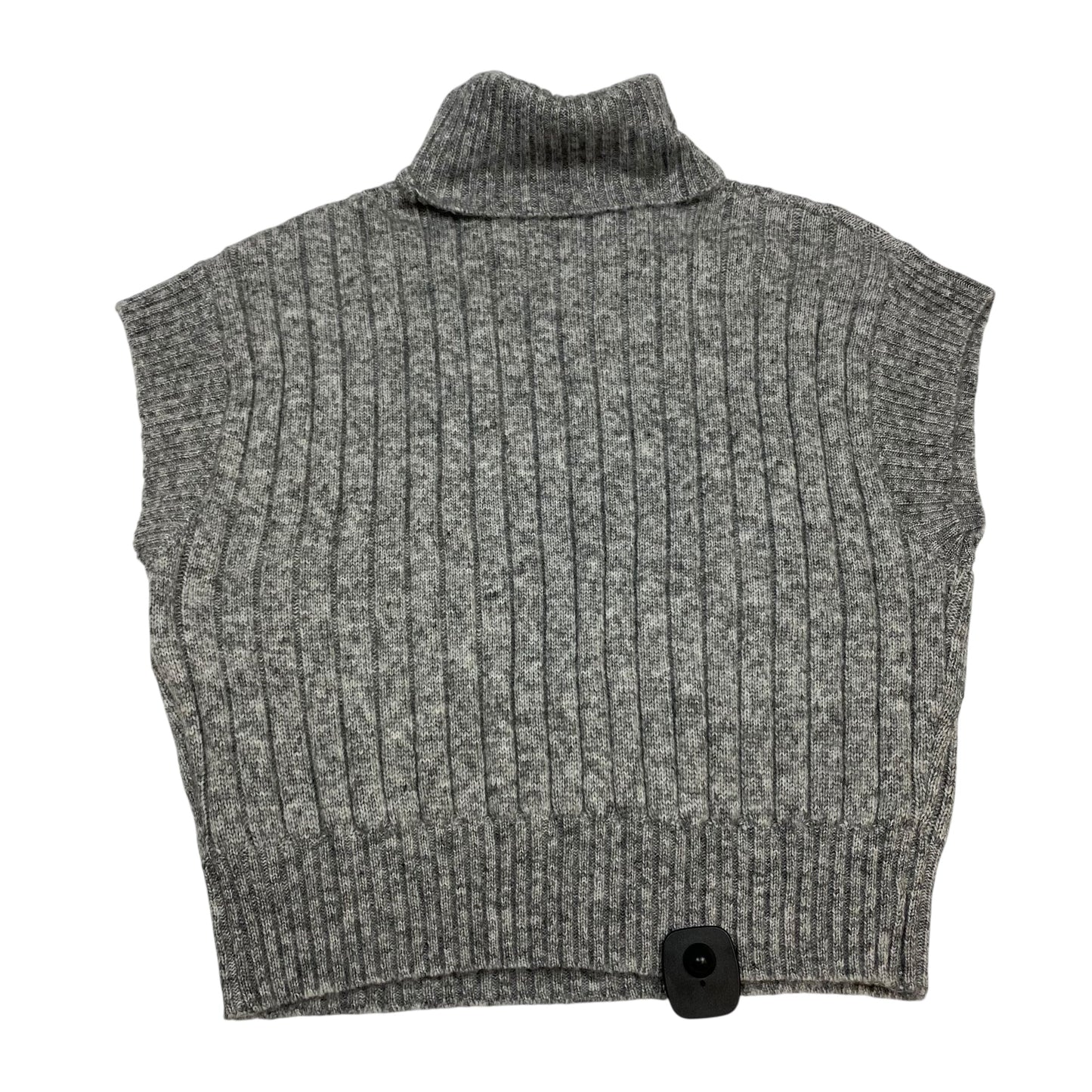 Vest Sweater By Just Fab In Grey, Size:L