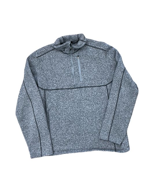 Sweatshirt Collar By Eddie Bauer In Grey, Size:L
