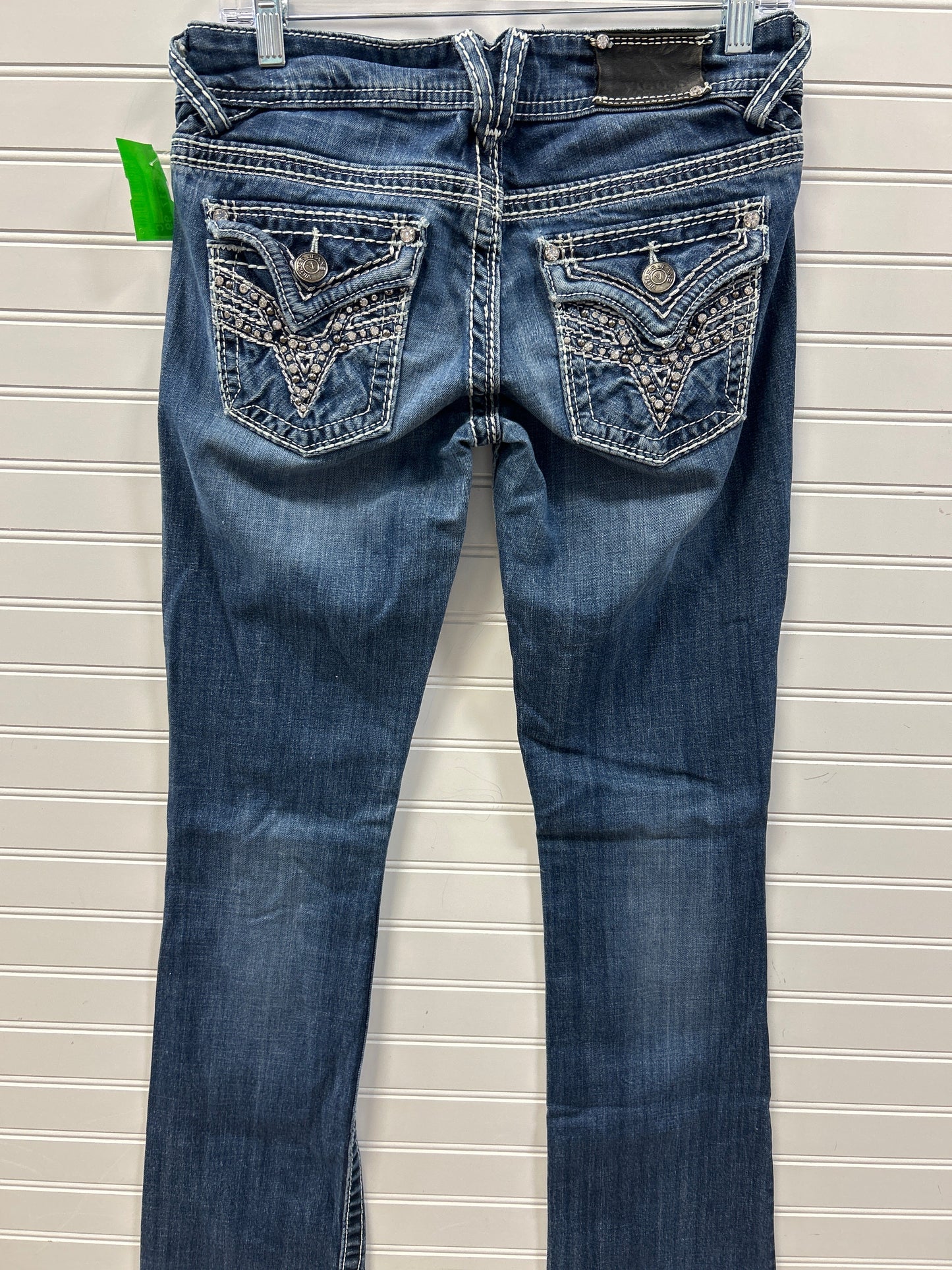 Jeans Boot Cut By Vigoss In Blue Denim, Size:6