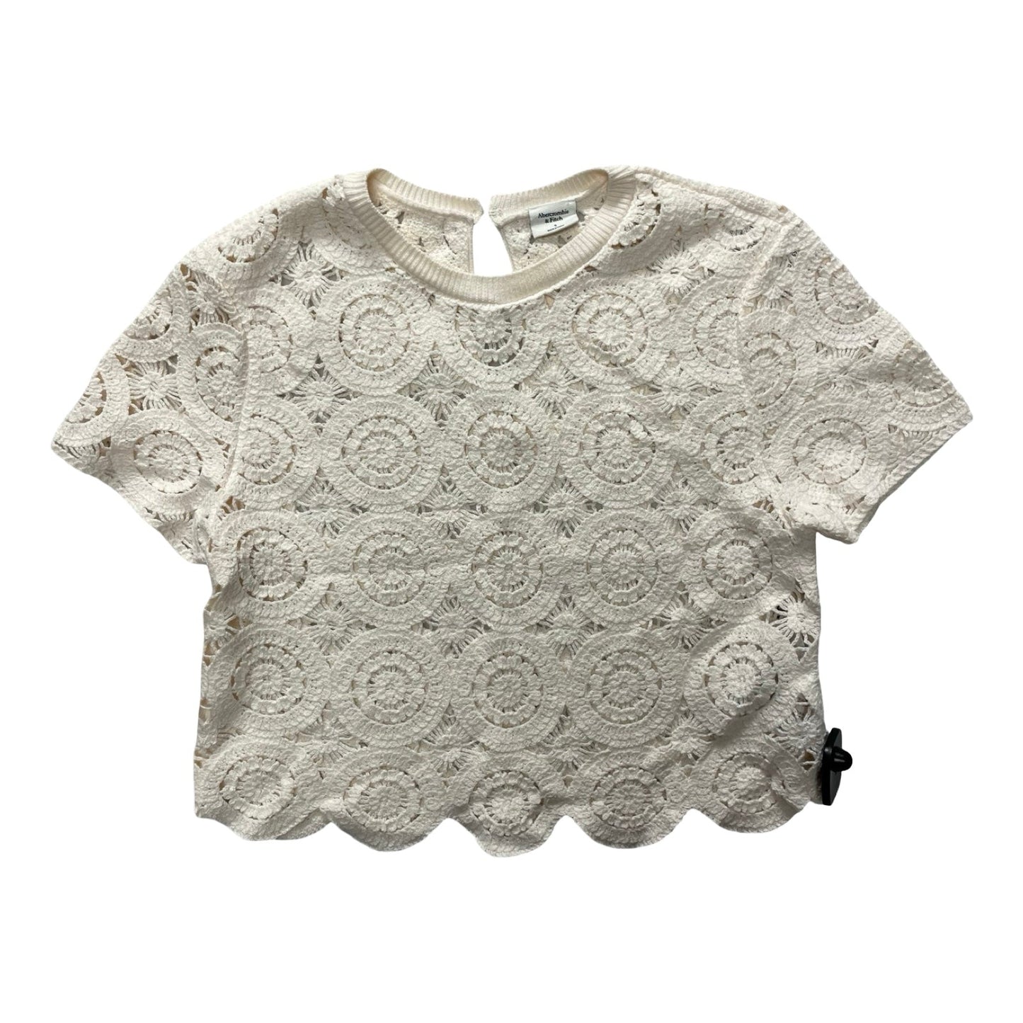 Top Ss By Abercrombie And Fitch In Cream, Size:S