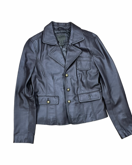 Jacket Leather By John Paul Richard In Black, Size:M