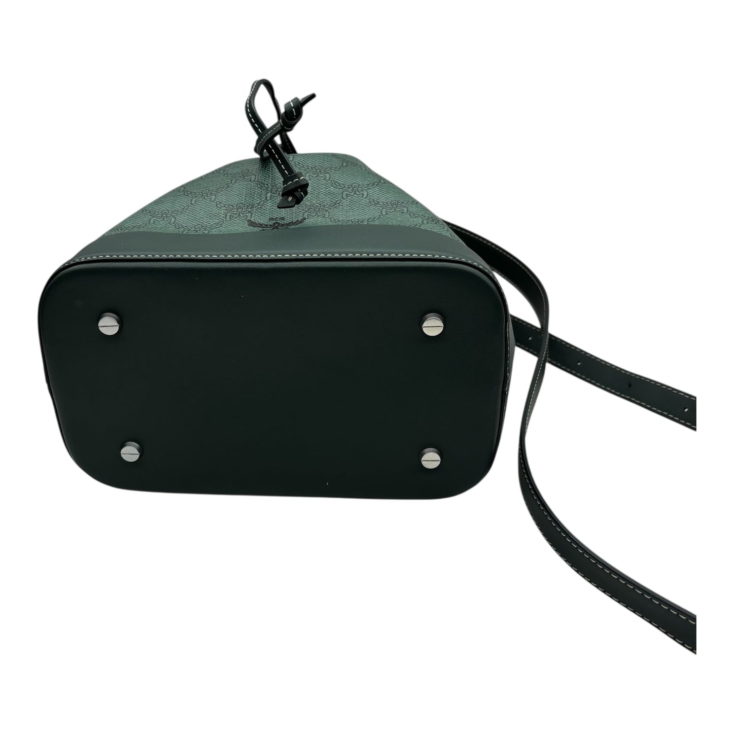 Crossbody Luxury Designer By Mcm In Green, Size:Medium