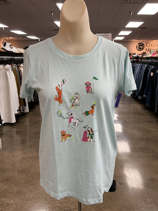 Top Ss By J. Crew In Blue, Size:Xs