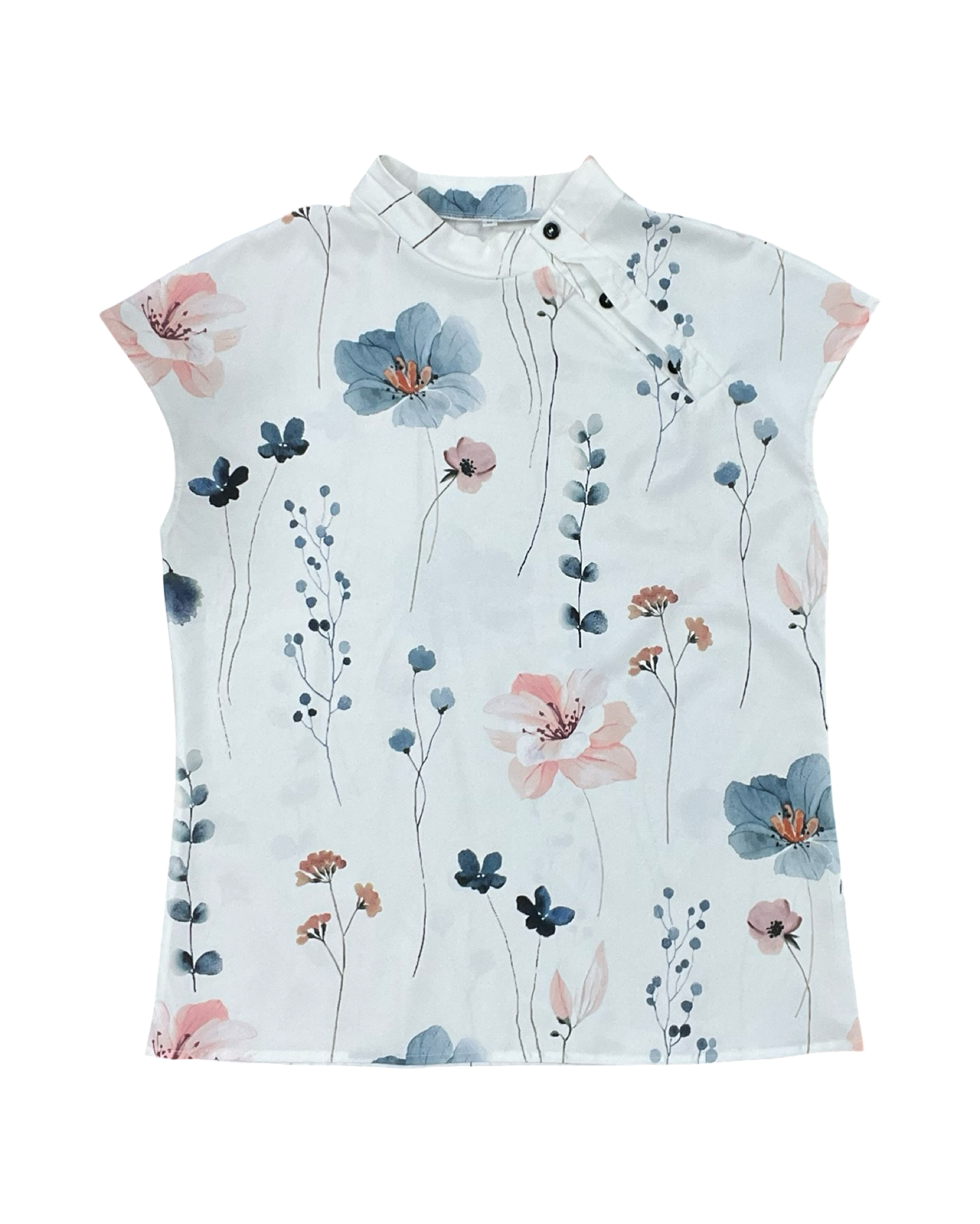 Top Sleeveless By Clothes Mentor In White, Size:M