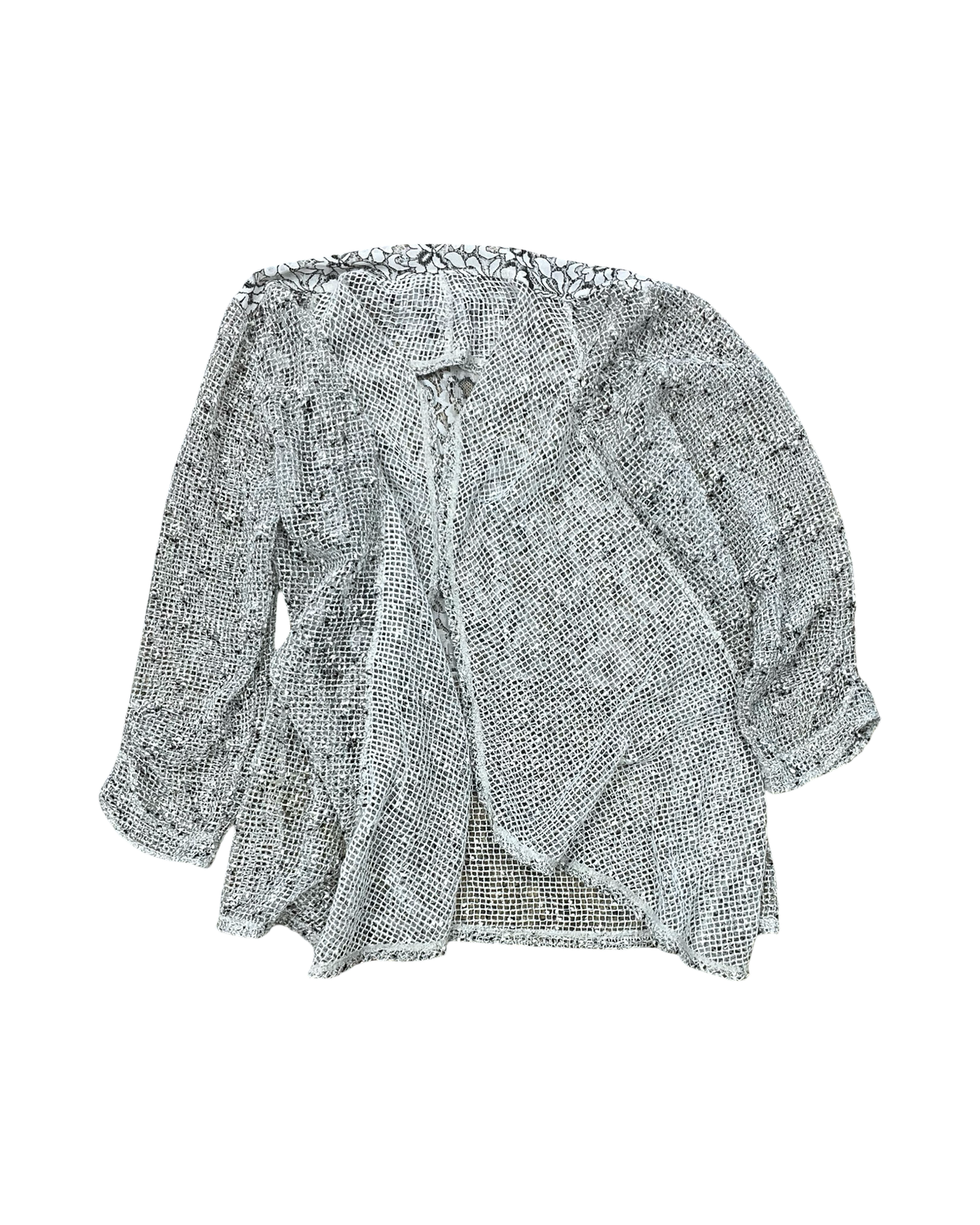 Cardigan By Keren Hart In Grey, Size:M