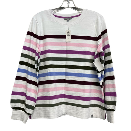 Top Ls By Talbots In Purple & White, Size:S