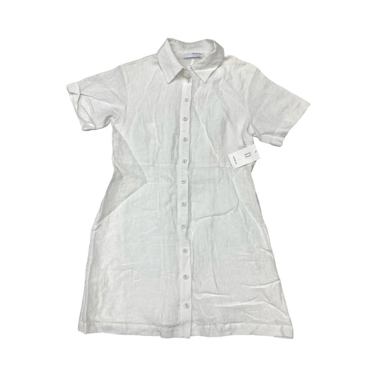 Dress Casual Midi By Cmc In White, Size:L