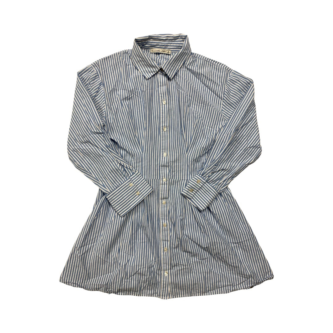 Tunic Ls By Abercrombie And Fitch In Striped Pattern, Size:S